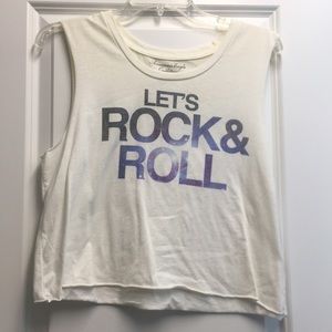 Muscle T-shirt Crop Top